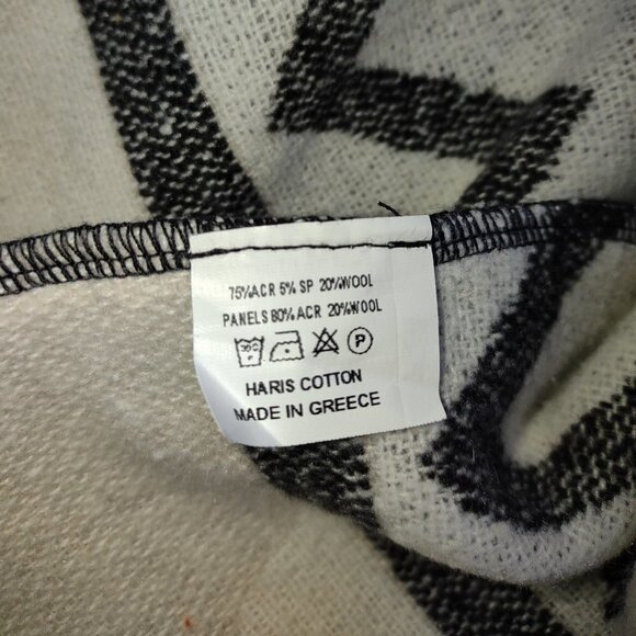 Haris Cotton Casual Luxe Collection Wool Blend Open Cardigan Lounge Cabin S/M - Picture 6 of 7